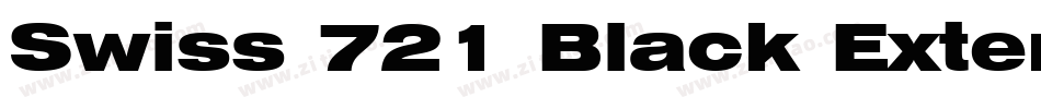 Swiss 721 Black Extended BT字体转换